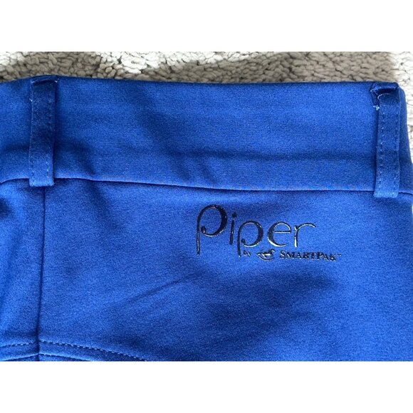 Piper by Smartpak Womens Riding Breeches 28R Royal Blue w/ Belt Loops - Picture 12 of 15